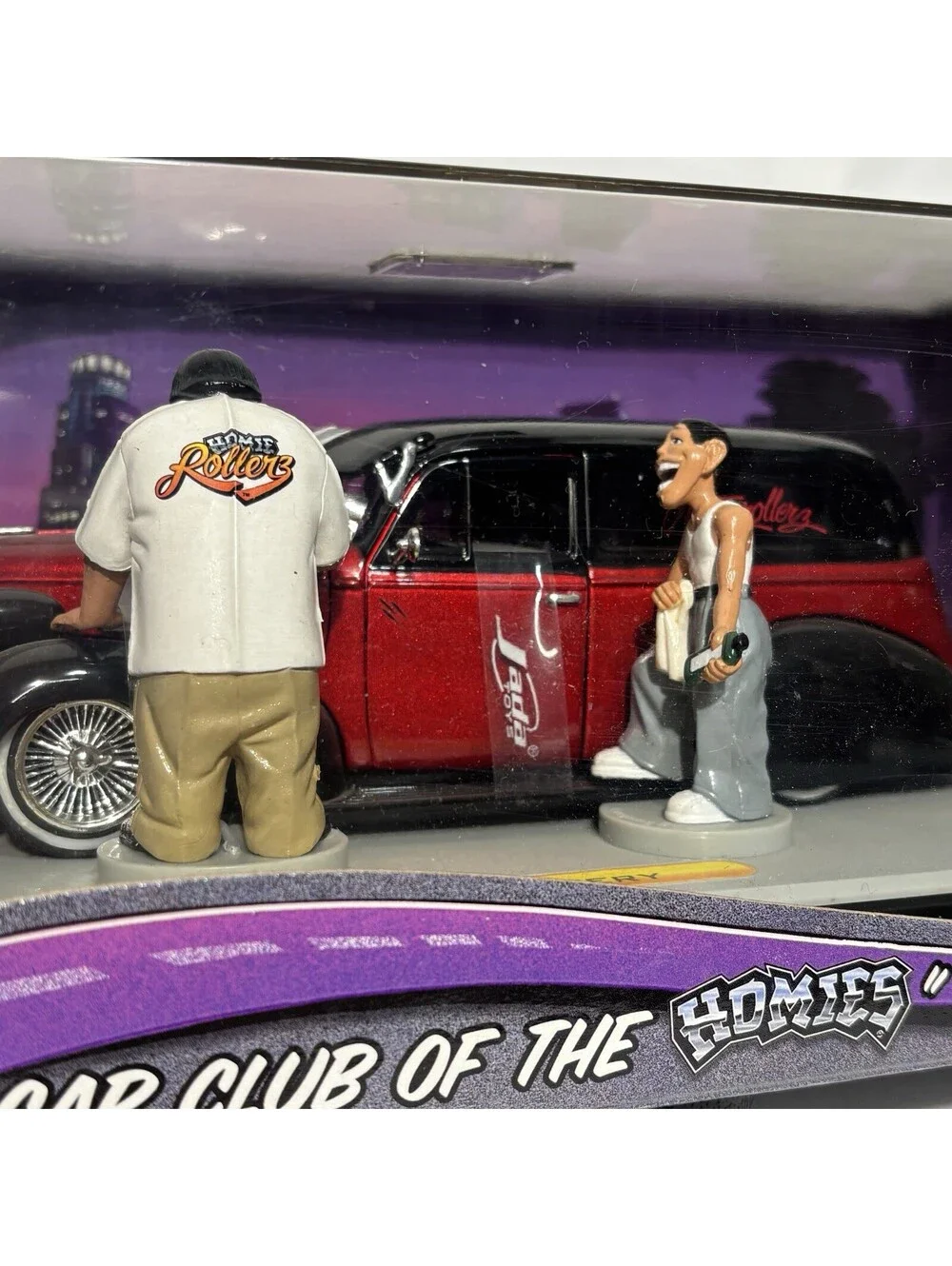 Jada Toys Homie Rollerz 39’ Chevy Delivery Lowrider 1:24 & Figures NIB 2003